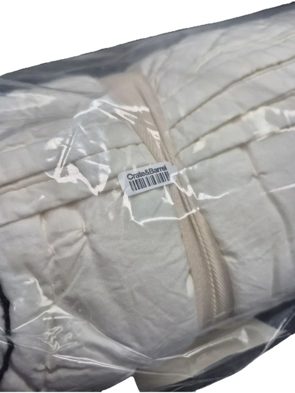 Crate & Kids Leanne Ford Charcoal Heart Crib Quilt Cotton White Gray Black 40x50